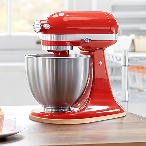 Miniatura 6 de Bamboo Sliding Mat for Kitchenaid Mixer, Compatible with Kitchenaid 3.5 QT Artisan Series Tilt-Head mixer,Mixer Mover Slider Mat Pad,Kitchen