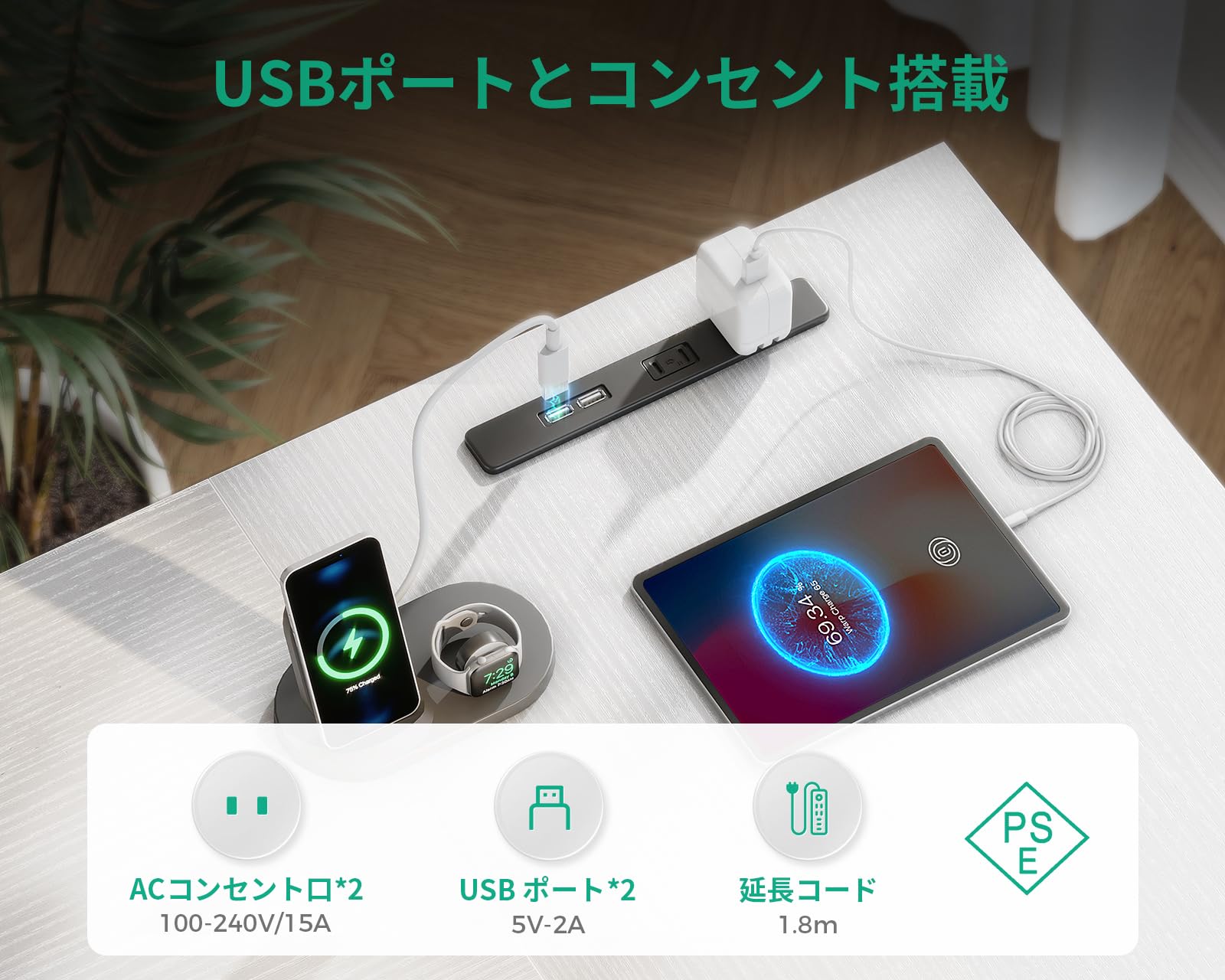 Amazon | AODK ゲーミングデスク 引き出し4杯付き パソコンデスク