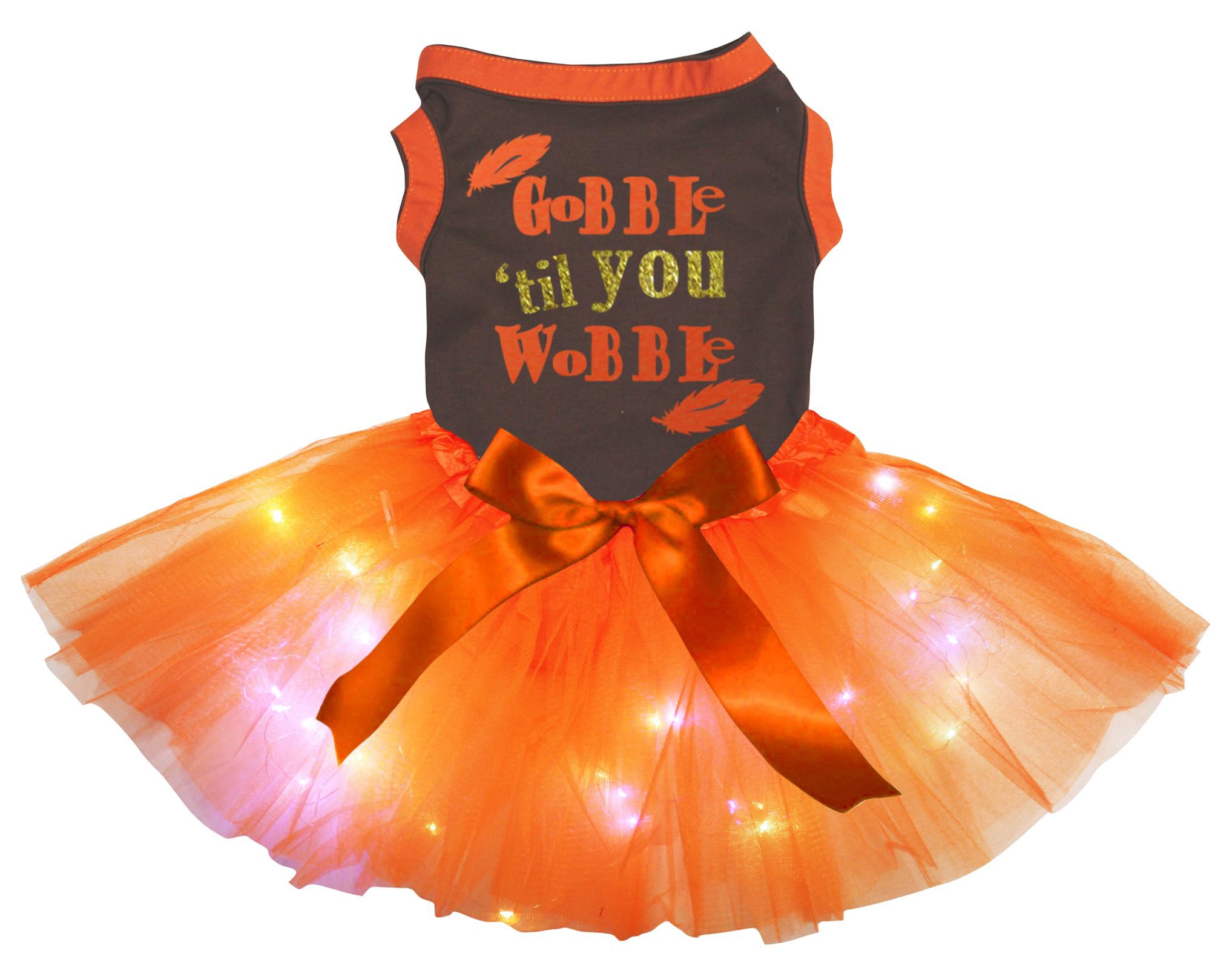 Robe pour chiot Feathers Gobble XXL : la solution lumineuse LED pour habiller un grand chien