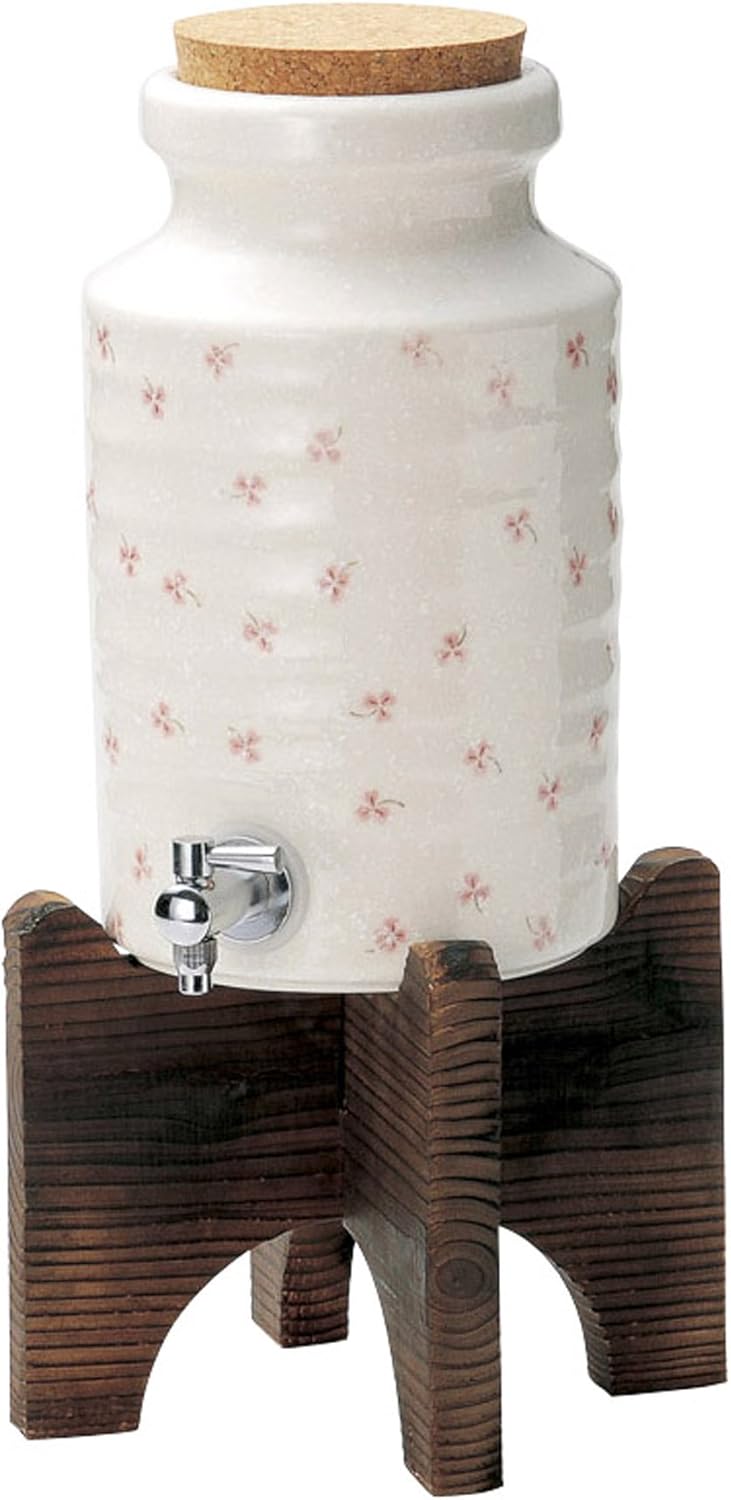 かじゅあるらいふ(Kakuni) Mino Ware Happy Clover Server Pink K30321