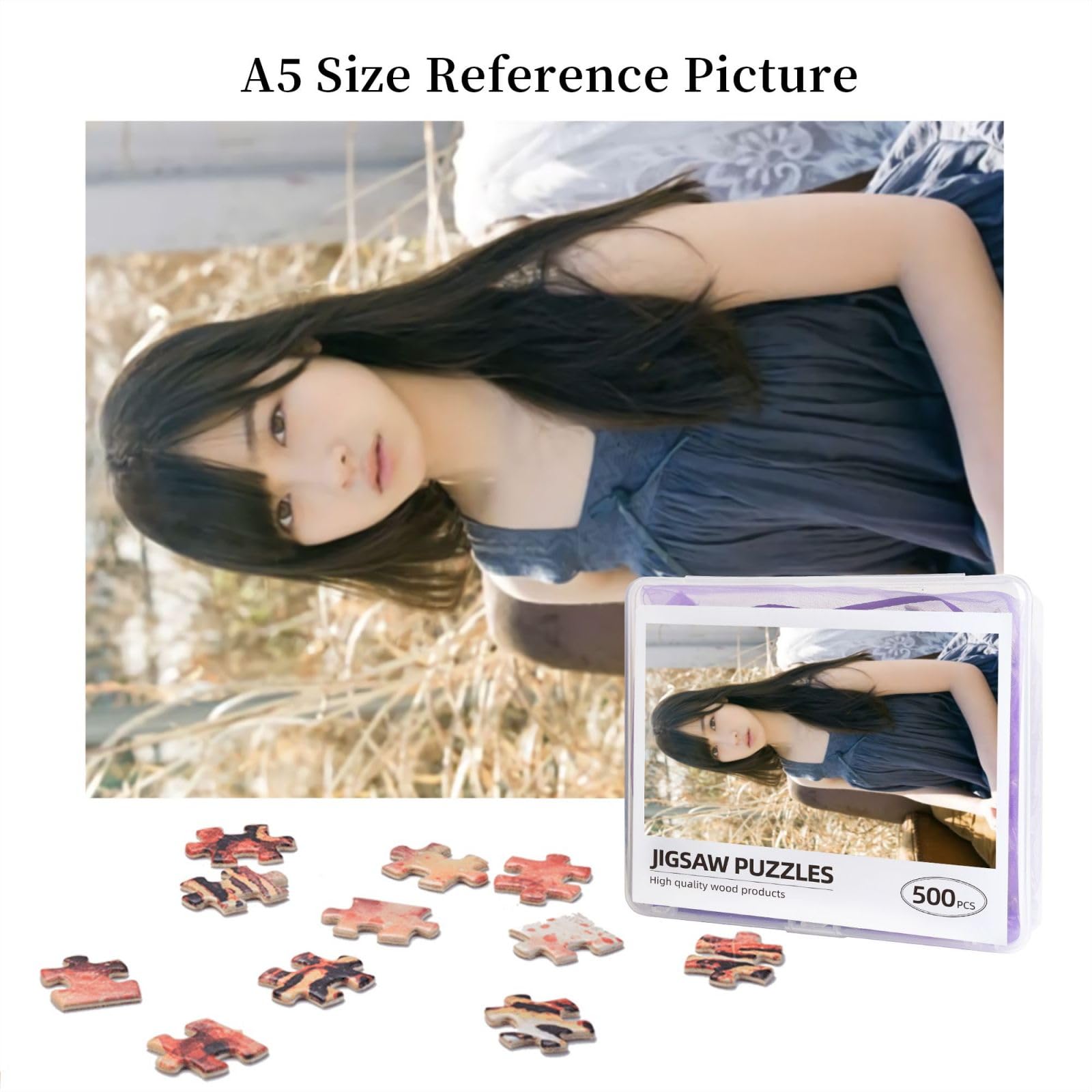 Amazon.co.jp: ジグソーパズル 500ピース 橋本環奈 パズル 木製 Puzzle