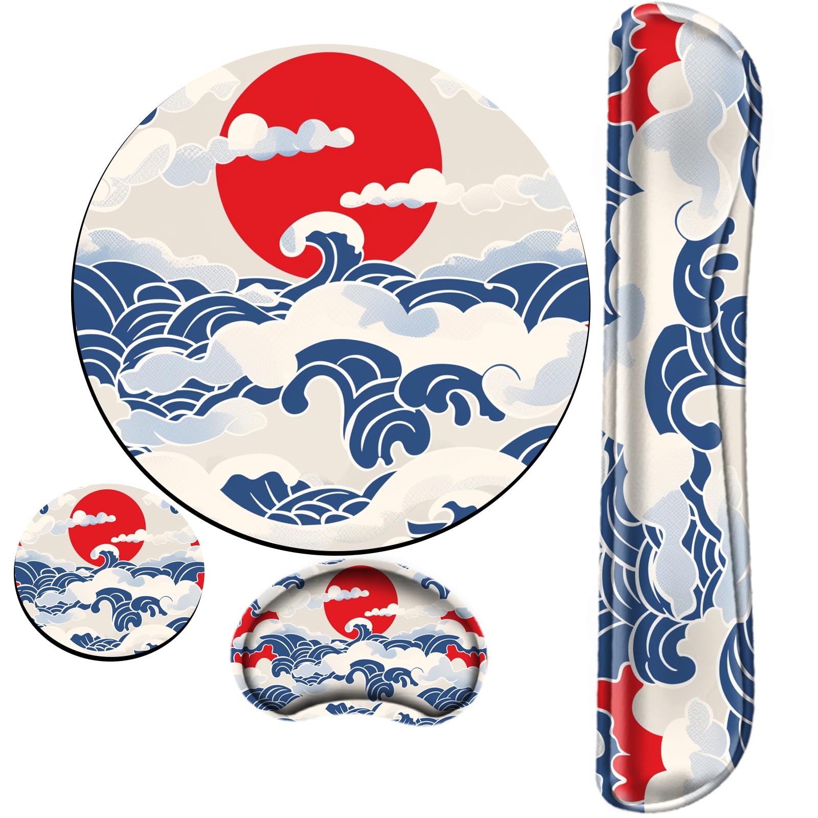 Sunflower Mouse Pad & Wrist Rest Set - Ergonomic Comfort -6