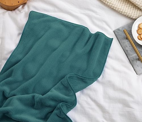 Vista 30 de Juego de toallas de microfibra de 8 piezas, 2 toallas de baño, 2 toallas de mano, 4 toallas pequeñas, toalla de baño extra grande para baño, hotel