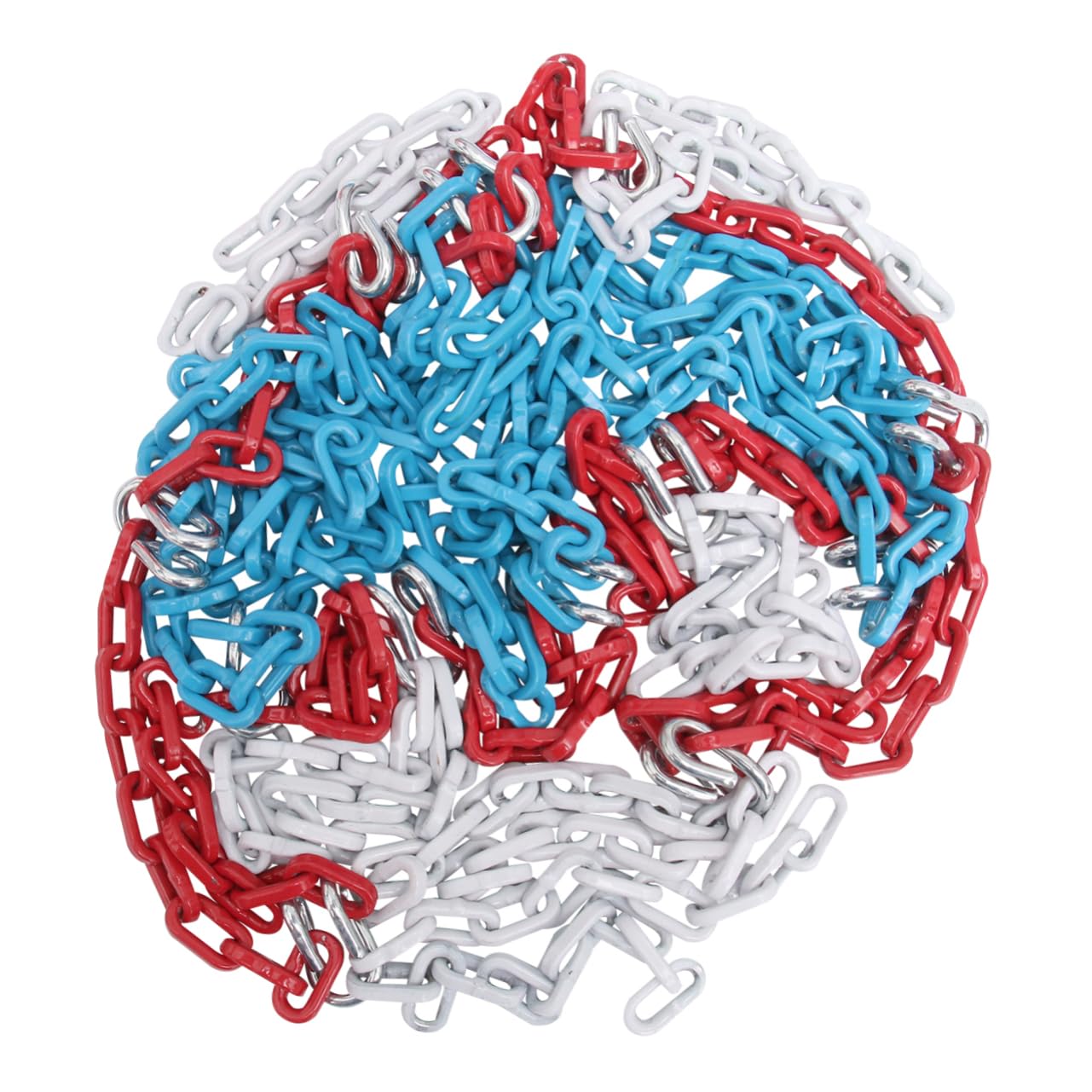 GANAZONO Galvanized Manganese Steel Basketball Net Buckles Heavy-Duty Chain Design for Standard Hoops Resistant Easy Installation for Use