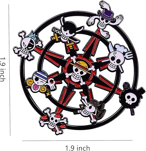 Miniatura 2 de Alfiler de una pieza de dibujos animados de anime, alfileres de metal para niñas, mujeres y hombres