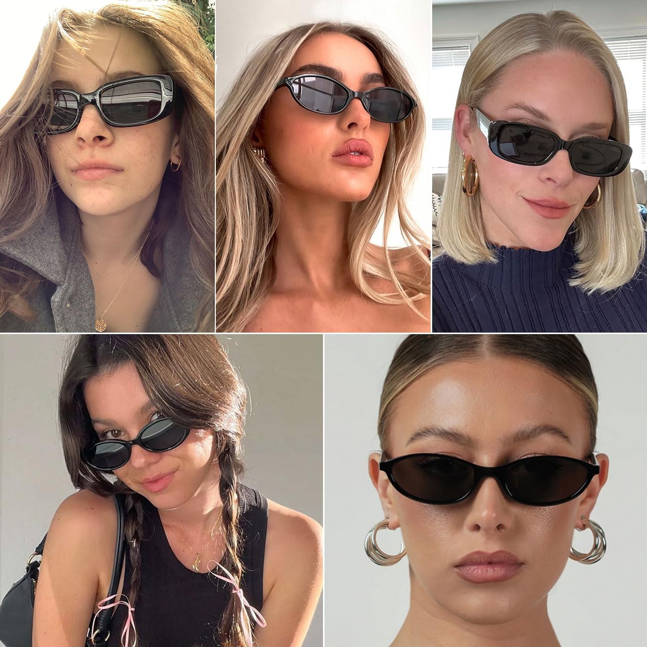 Party Sunglasses Bulk Sunglasses Pack Party Favor Retro Funky Festival Multipack Glasses Set for Women