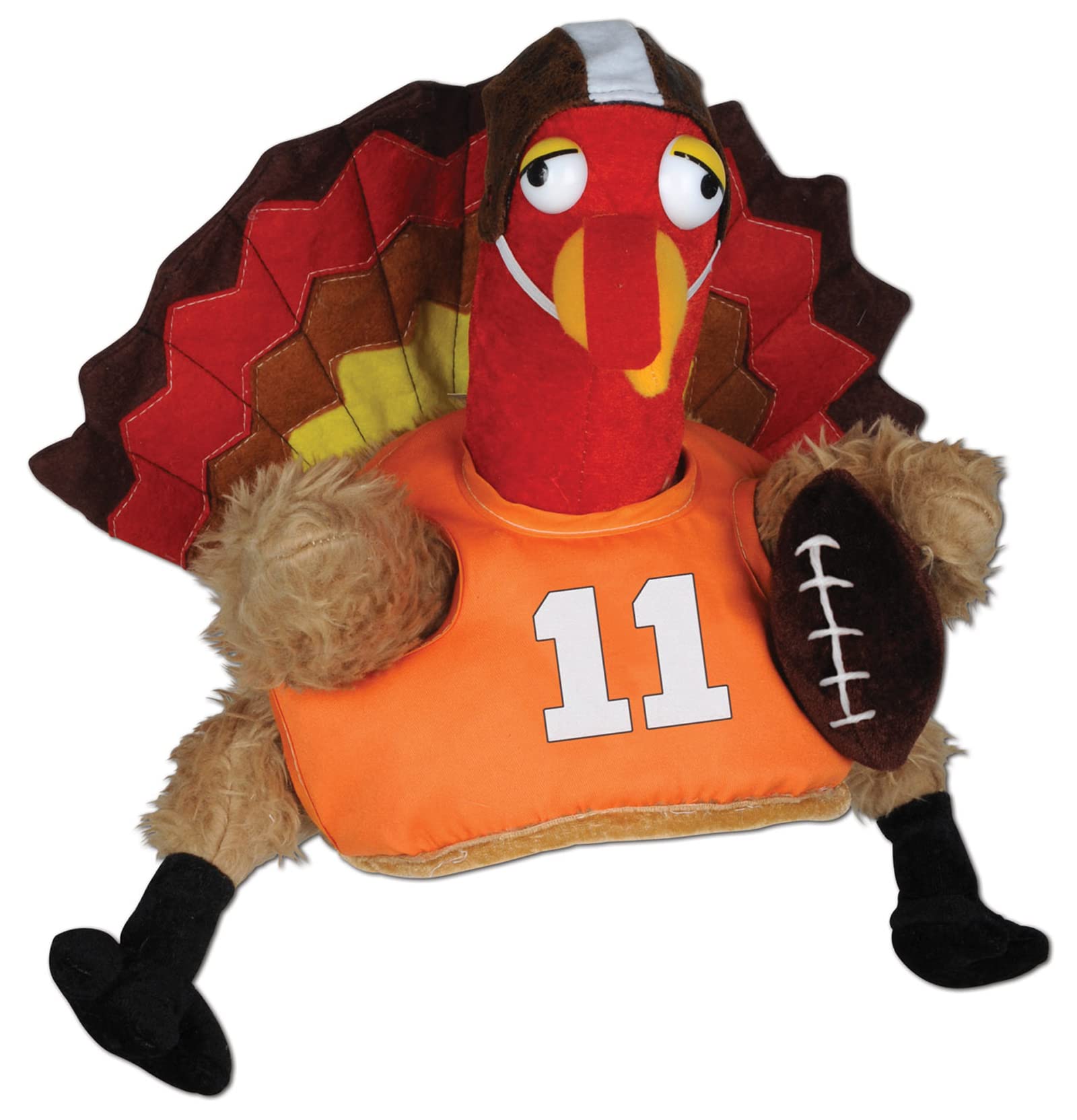 Beistle 1-Pack Decorative Plush Touchdown Turkey Hat
