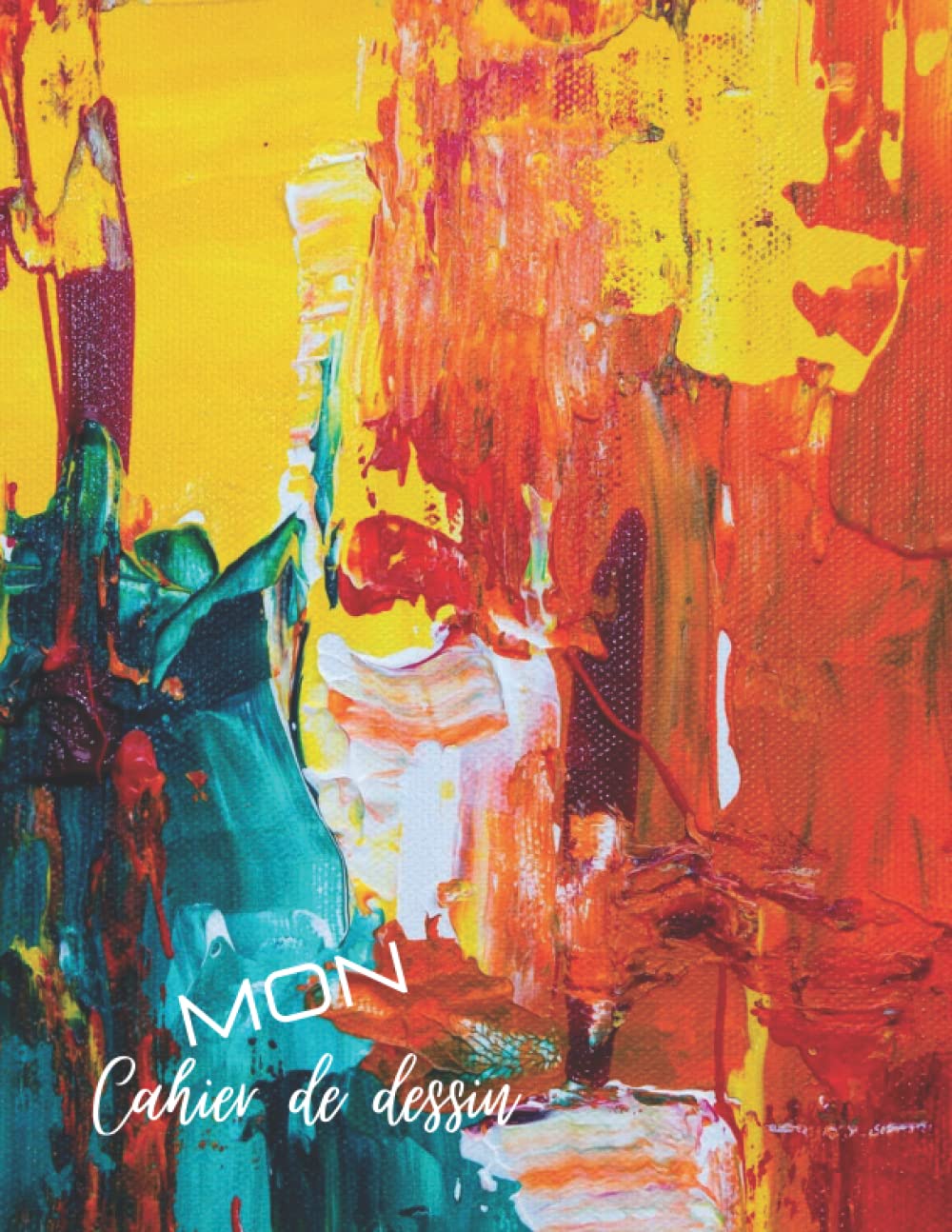 Carnet de dessin: Cahier de dessin 120 pages de feuilles blanches | Grand cahier vierge pour apprendre à dessiner avec une belle couverture: carnet de ... et les petits 8.5" x 11"inch (French Edition)