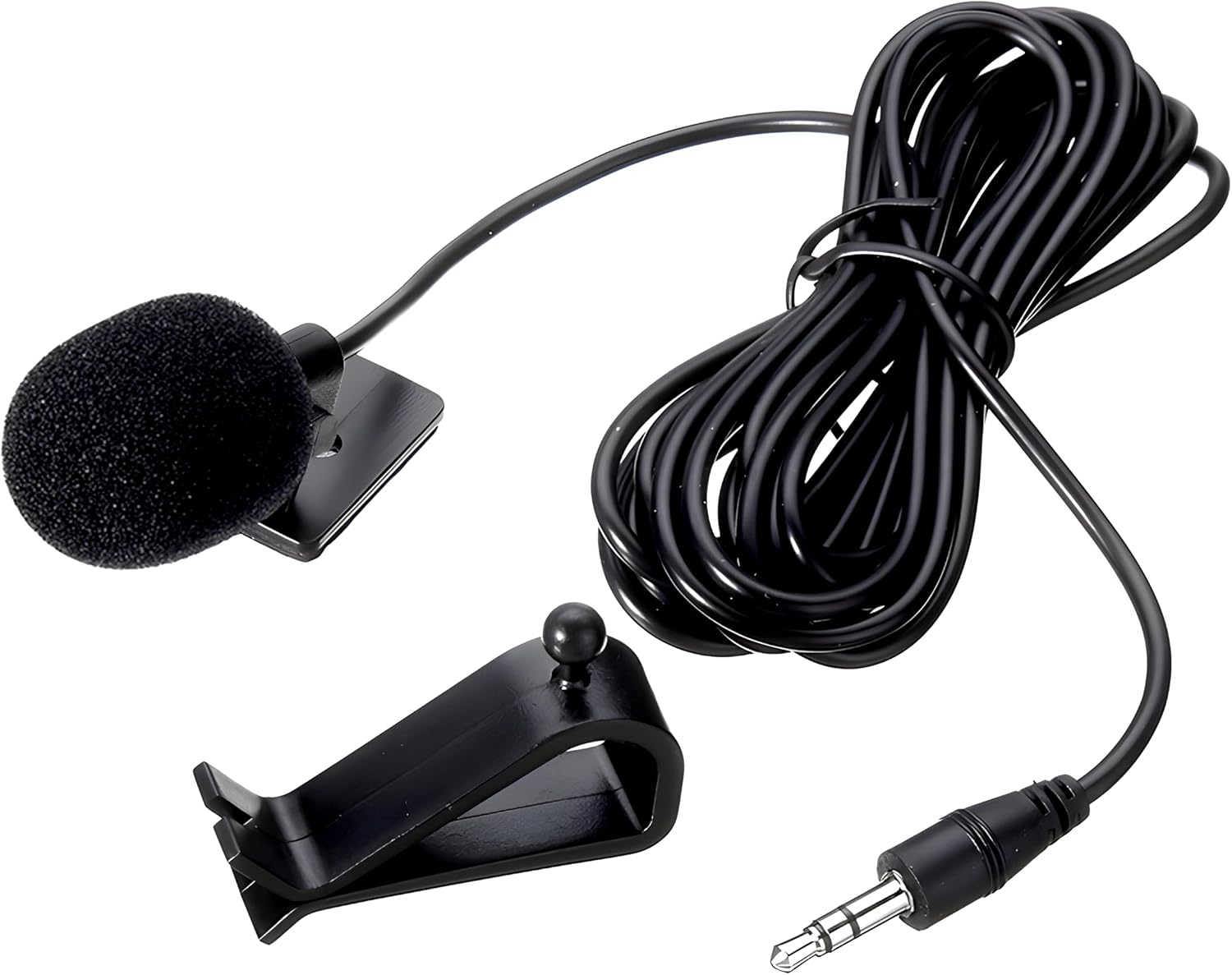Radio samochodowe mikrofon 3 5 mm zewnętrzny mikrofon samochodowy 3 5 mm montaż zewnętrzny do samochodu radia samochodowego nawigacji Bluetooth audio DVD radia laptopa