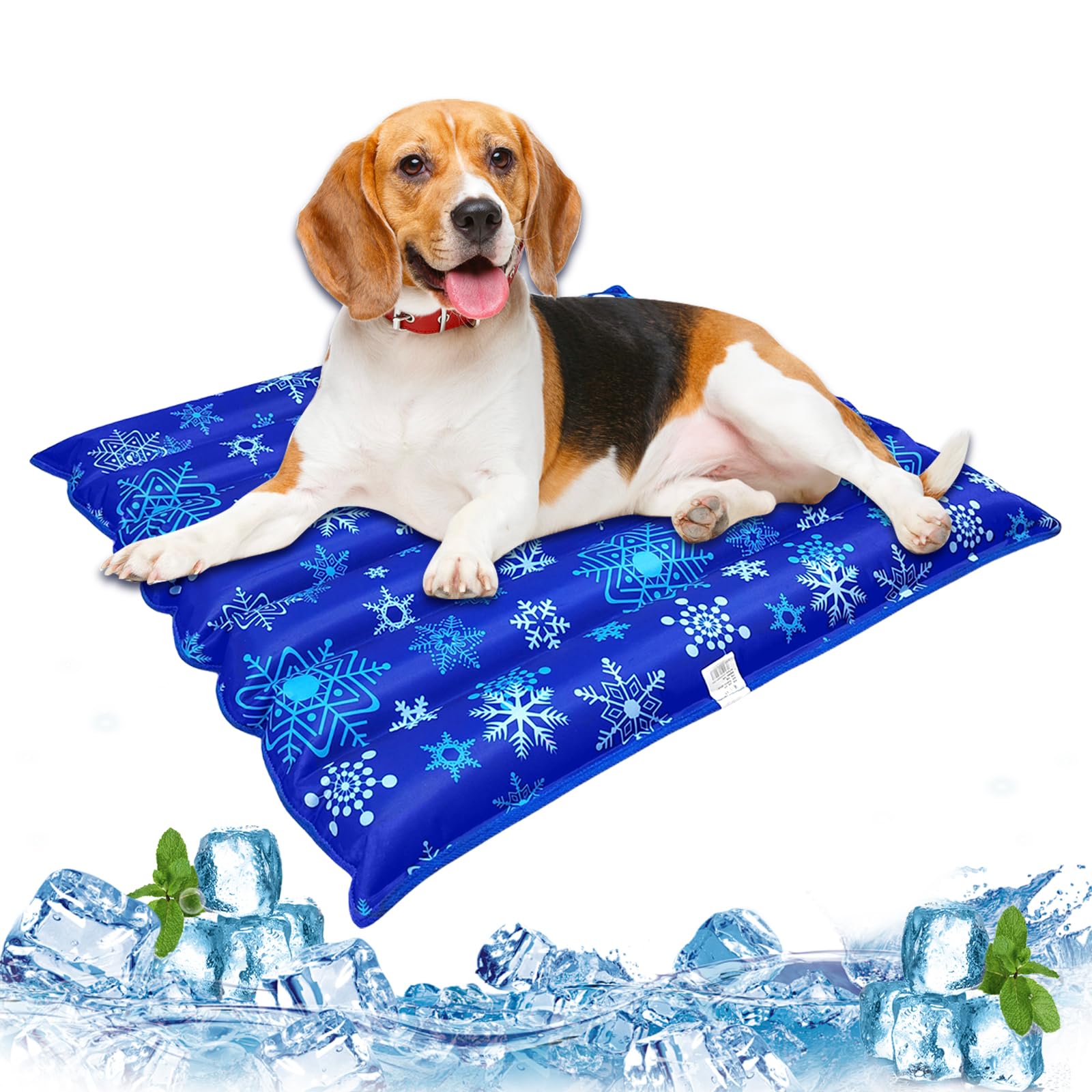 Wensdr Dog Cooling Mat, 29.5" x 29.5" Cooling Mat for Dogs and Cats, Suitable for All Types of Pets, Durable Cooler Fabric for Better Cool Sensation,