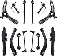 Vista 116 de Detroit Axle - Kit de suspensión frontal de 15 piezas para Jeep Grand Cherokee 99-04 1999 2000 2001 2002 2003 2004, brazos de control superior e