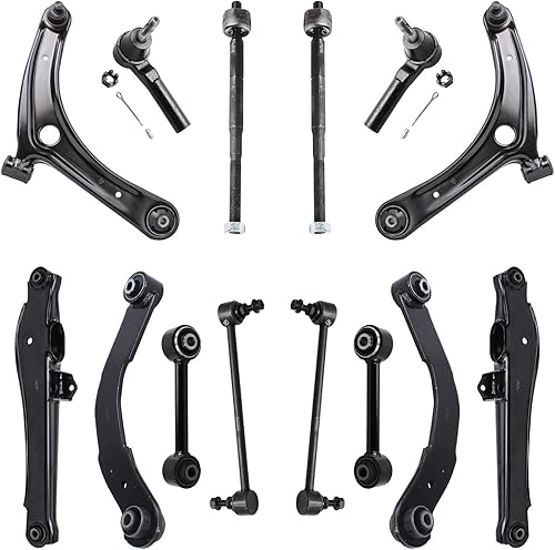 Miniatura 269 de Detroit Axle - 4WD Front End 14pc Kit de suspensión para Ford F-150 F-250 Expedition Navigator, 2 brazos de control superior 2 rótulas inferiores 2