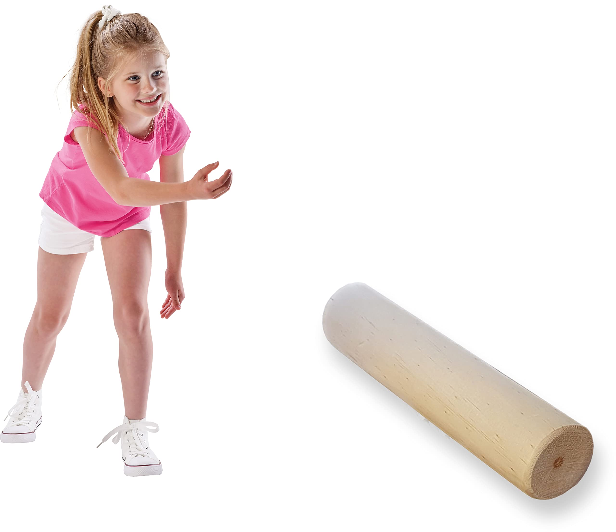 SES Creative 02297 Kubb Jr. - Viking Battle Game for Kids, Various Colours, Large - Image 4