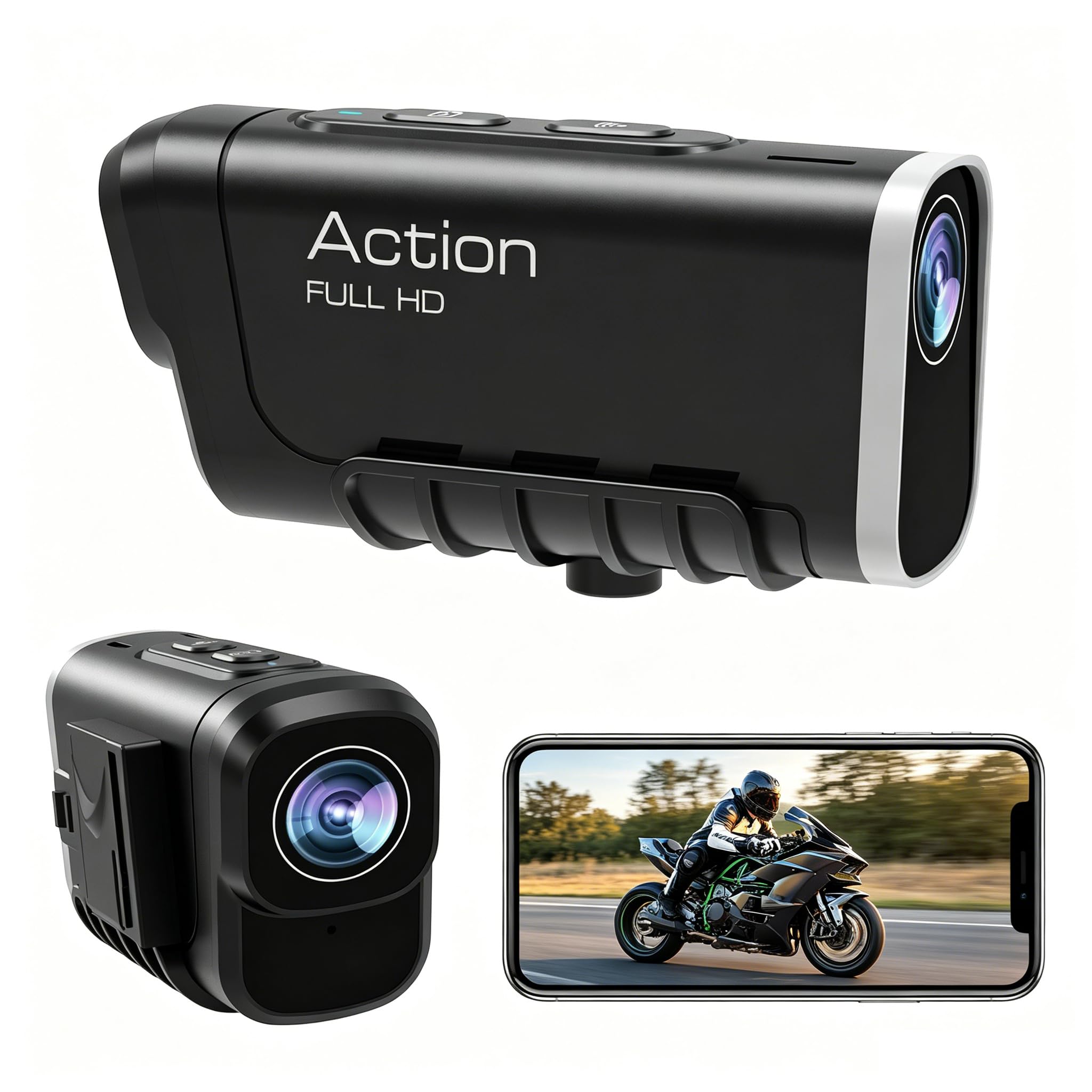 Amazon.co.jp: 4k ドライブレコーダー バイク用 64GBカード付き WiFi