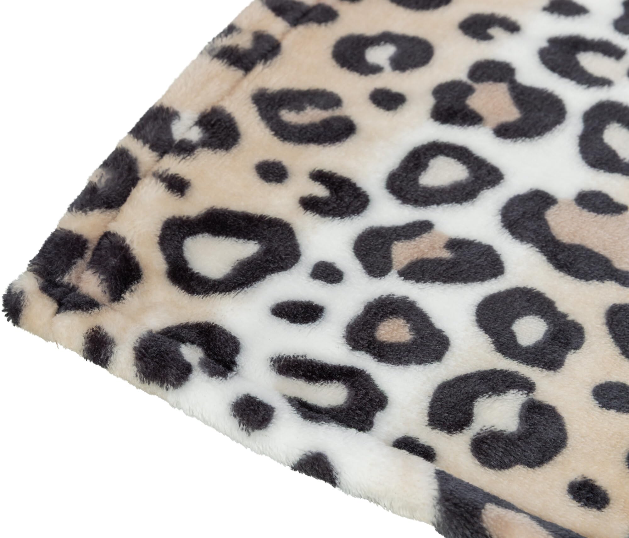 Trixie Couverture pour Chien Leo, 70 × 50 cm, crème – Coussin Doux en Peluche pour se Reposer & se blottir, Fond antidérapant – idéal comme Corbeille Douillette