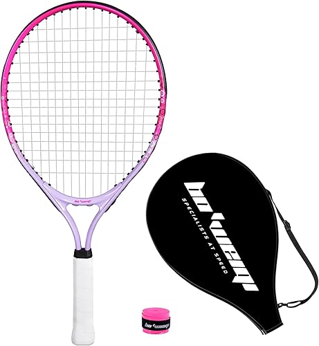 Miniatura 11 de bo'weiqi Raqueta de tenis para niños de 17"-25" para edades de 2-12 años, raqueta de tenis juvenil ligera para niñas y niños, deportes al aire Azul