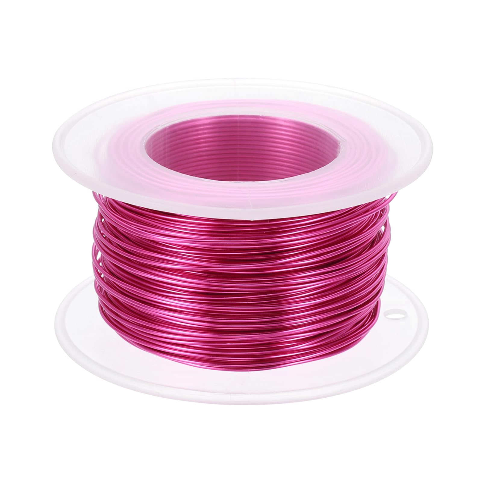 PATIKIL 20 Gauge 0.8mm Aluminum Craft Wire, 98.4 Ft Metal Wire Armature Bendable Wire for Jewelry Making Metal Wrap DIY Rose Red