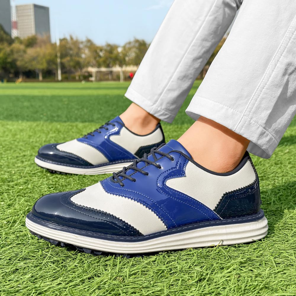 Herren wasserdichte Golf Schuhe rutschfeste rotierende langlebige