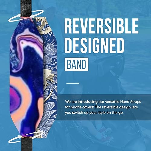 Miniatura 4 de Switchbands Paquete de 2 correas elásticas reversibles para teléfono, correa de mano, correa de mano segura en el teléfono, segura y cómoda,