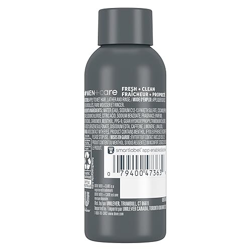Miniatura 2 de DOVE MEN + CARE Champú y acondicionador fortificante 2 en 1 fresco y limpio con cafeína para cabello normal a graso ayuda a fortalecer