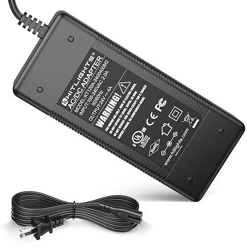HitLights Fuente de alimentación de 24 V, transformador adaptador 4A 96 W con certificación UL, convertidor de CA de 110 V-240 V a 24 V CC con