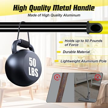 Professional Window Squeegee with 60 Extension Pole for Home | 2 in 1 Squeegee for Window Cleaning with Scrubber/ Rotatable Head for Car Glass Shower Indoor & Outdoor High Windows