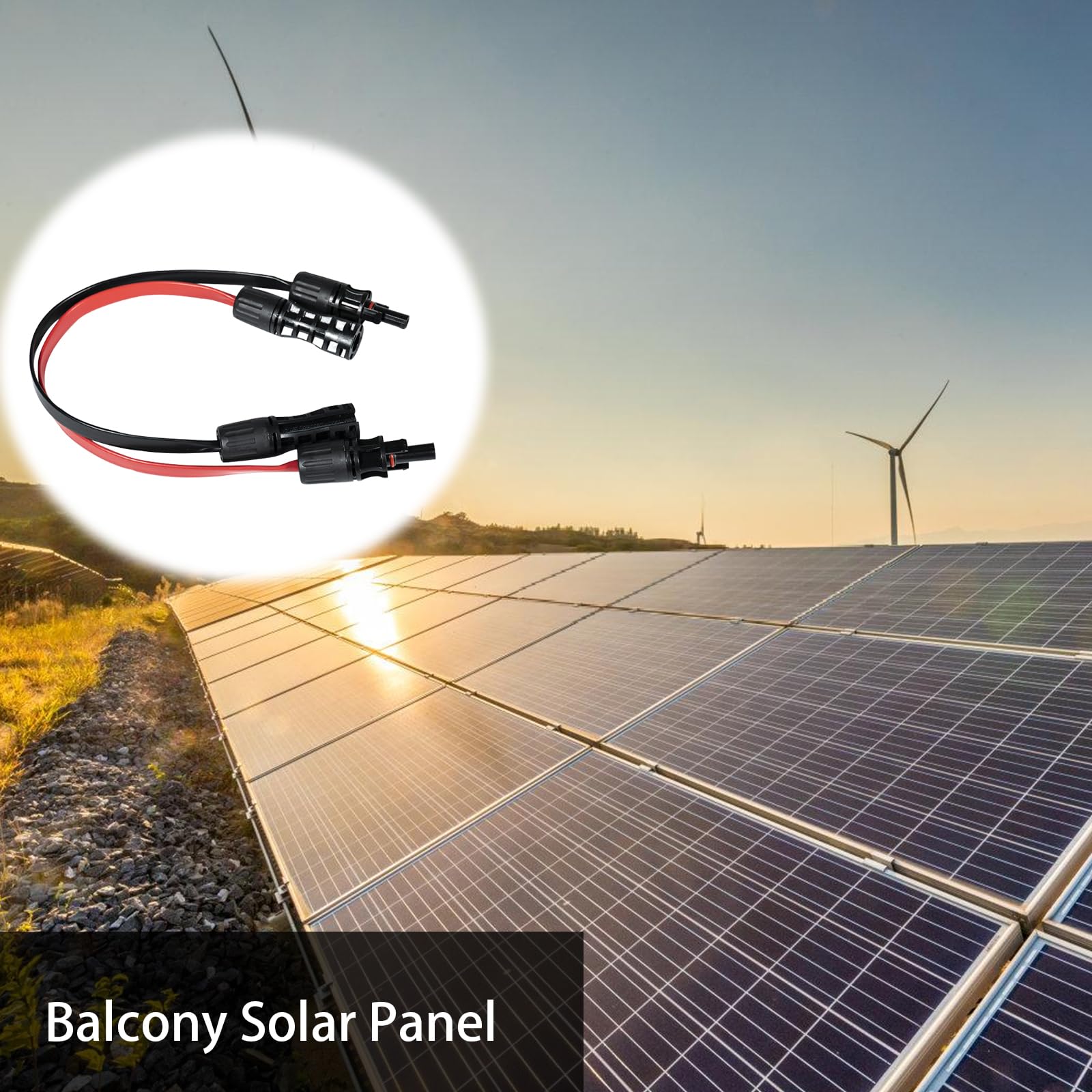 Nizirioo MC-4 Passe-fenêtre flexible : 2 passe-fenêtre flexibles MC-4, compatible MC-4, passe de fenêtre pour centrale électrique de balcon (1500 V)