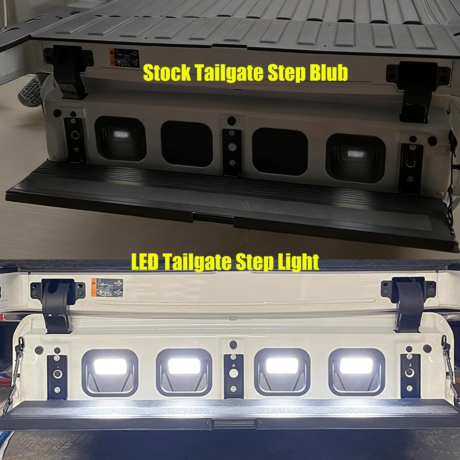 LED Tailgate Step Light Truck Bed Multi-Pro Lamp Assembly Repacement for 2020-2025 GMC Sierra 1500 2500 HD 3500 HD,2020-2025 Chevrolet Silverado 1500 2500HD 3500 HD accessories