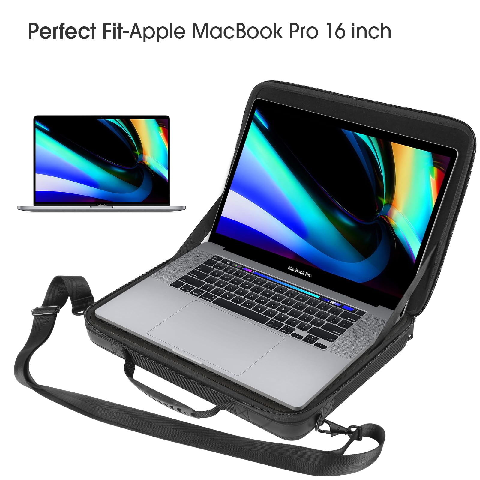 Smatree MacBook Pro de 16 Pulgadas 2023 Funda para portátil, Carcasa rígida Compatible con MacBook Pro de 16 Pulgadas 2023 2021 2019/15,4 Pulgadas/Samsung Galaxy Book2 Pro 15,6 Funda para portátil