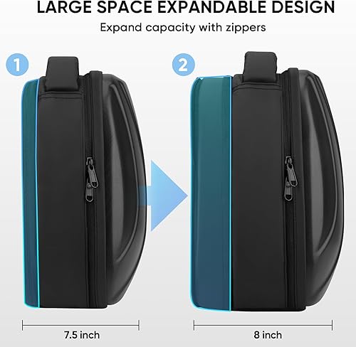 Miniatura 7 de BnLnHOGVR Quest 3 - Funda de transporte compatible con Meta Quest 3Quest 2, mochila bandolera de gran capacidad para correa de cabeza Elite y