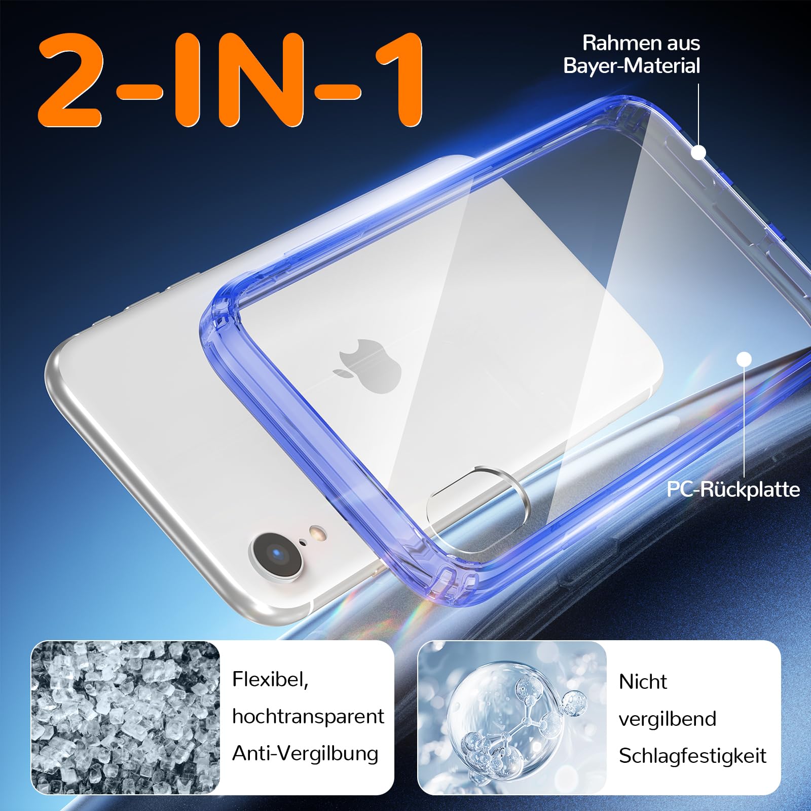 Clear Case for iPhone 15, Ultra Thin, Shockproof TPU Cover, Anti-Yellowing, Crystal Clear, Phone Case for Apple iPhone 15 - Clear — view 444