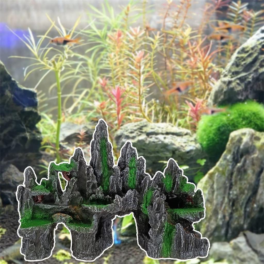 Ornement de rocaille pratique - Décoration d'aquarium