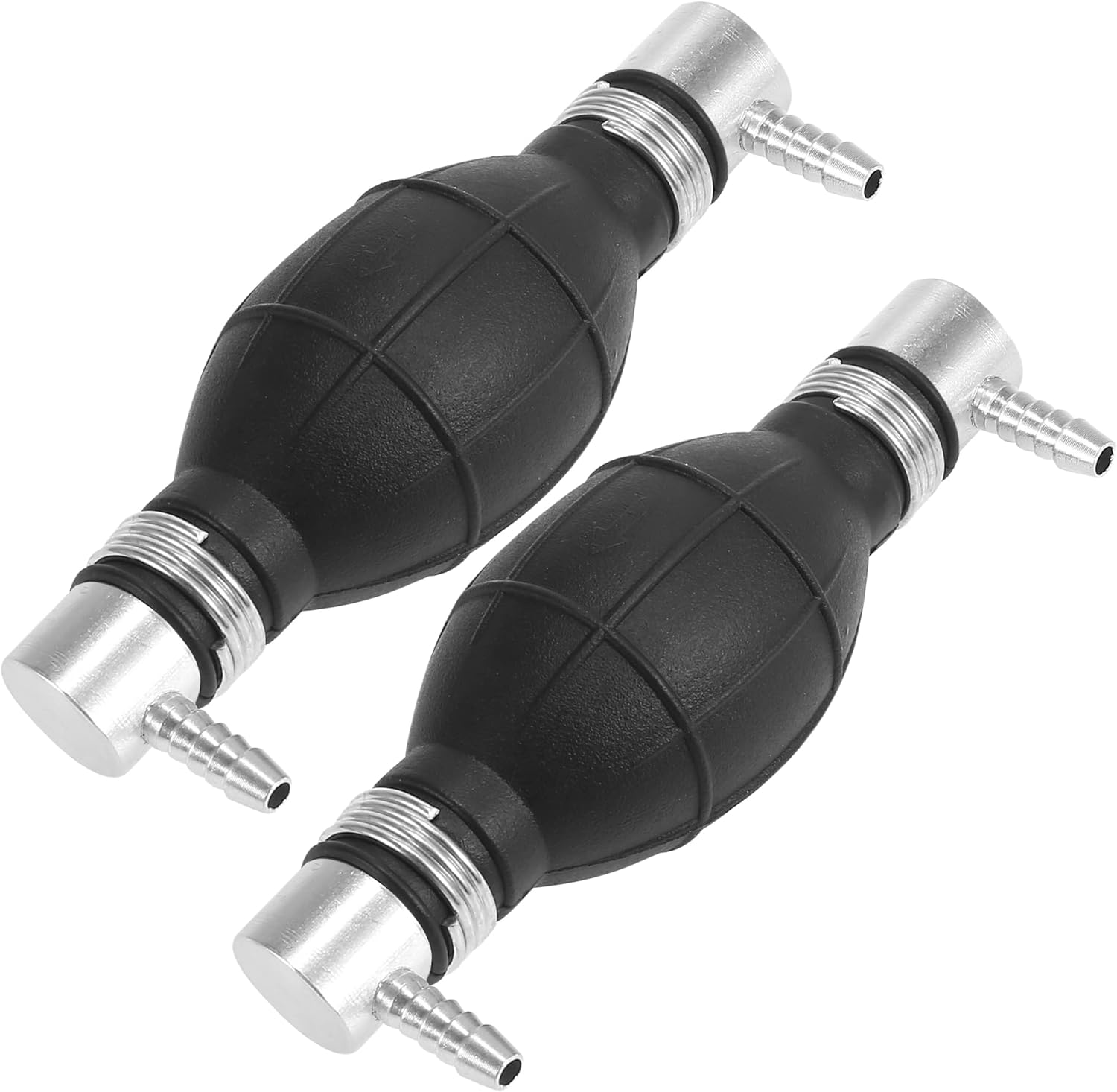 X AUTOHAUX 2pcs 6mm 1/4" Black Fuel Transfer Vacuum Fuel