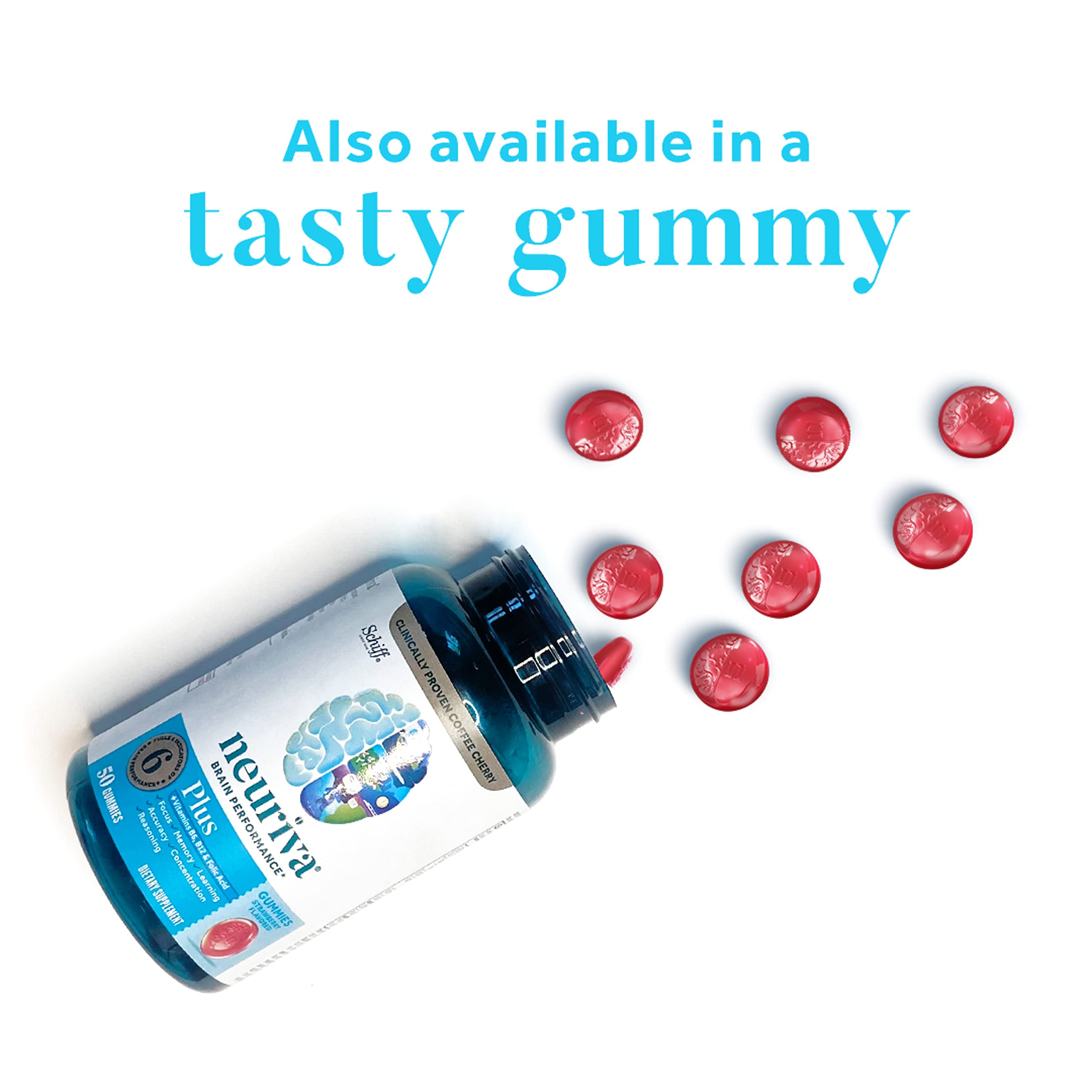 Buy NEURIVA Plus Brain Supplement for Memory, Focus & Concentration