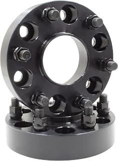 Wheel Accessories Parts 2 Pcs Hub Centric Wheel Spacers 6 on 135mm to 6 on 5.50" 1.50" Thick 14mm 1.50 14x1.50mm Thread Stud 87.10mm Vehicle Hub Adapts Fits Chevy GMC 1500 Wheel to Ford F150 Vehicles