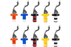 AUEAR, 10Pcs Wine Stoppers Silicone Bottle Caps: The Secret to Keeping Your Fizz Fresh