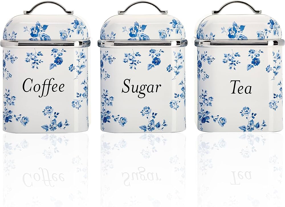 ローラアシュレイ キャニスター Amazon｜Laura Ashley VQ キャニスター3点セット - チャイナローズ