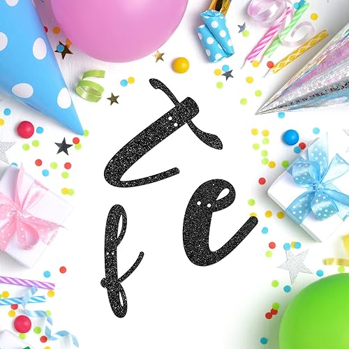 Miniatura 3 de Cartel de Future Mr & Mrs - Cartel de compromiso, despedida de soltera, decoración de guirnalda de fiesta de boda, purpurina negra