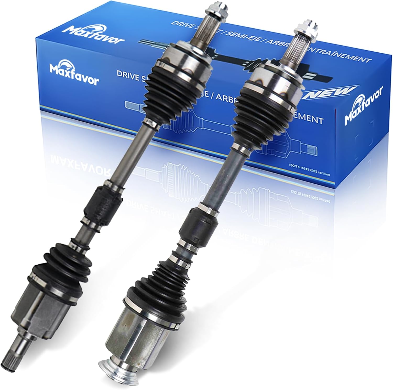 Maxfavor Front CV Axle Assembly for 2014–2015 Honda Civic (Front Left/Right)