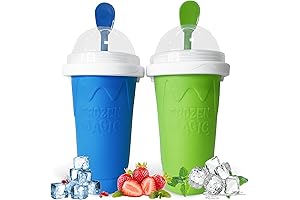 Slushie Maker Cup 2 Pack: Frozen Magic Slushie Cups for Endless Summer Delights