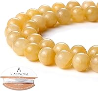 Vista 66 de Cuentas Beadnova redondas de ónix negro de 4 mm, sueltas, para hacer joyas (90-92 piezas)