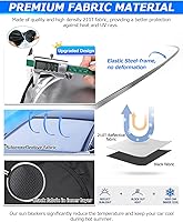 Vista 5 de Karltys 3 piezas de parasol para parabrisas para Hyundai Tucson 2022-2025 2026, cubierta de parasol para ventana delantera y lateral con ajuste