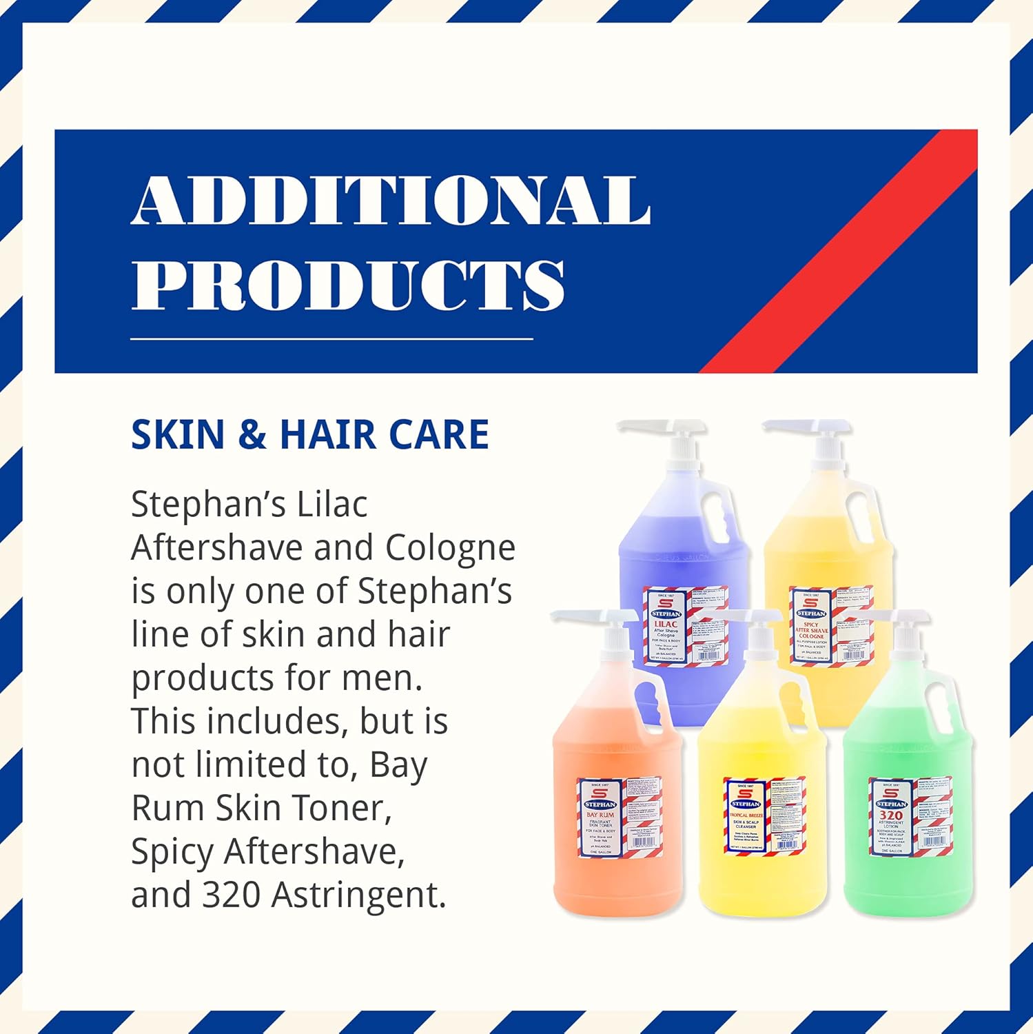 STEPHAN® Lilac After Shave (Gallon), Pump is not included with gallon
