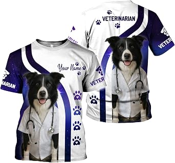 Personalized Veterinary Medicine Shirt, Vet Tech Shirts for Veterinarian, Veterinary Pet Doctor T-Shirt, Animal Lover Shirt