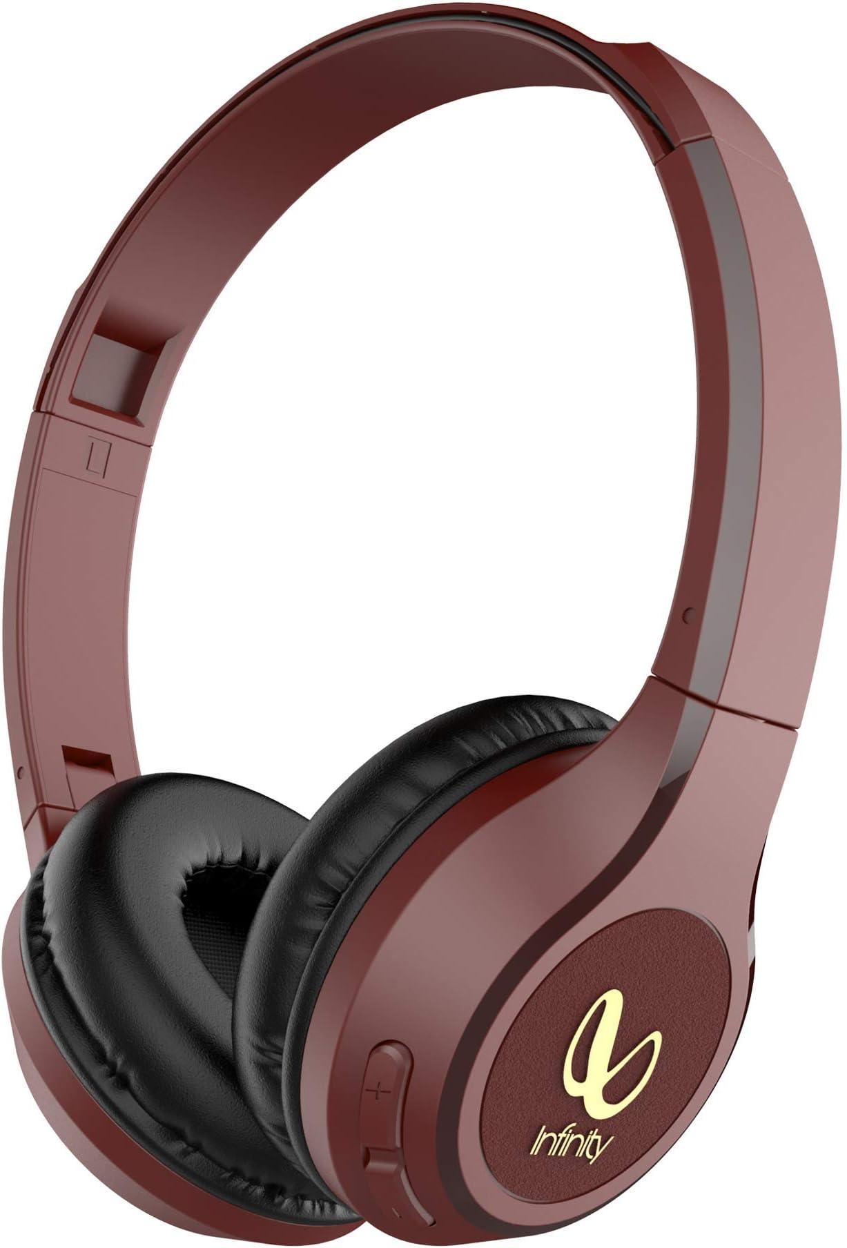 Infinity - JBL Glide 500, 20 Hrs Playtime with Quick Charge, Wireless On Ear Headphone with Mic, Deep Bass, Dual Equalizer, Bluetooth 5.0 with Voice Assistant Support (Red)