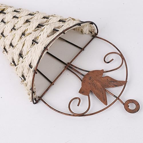 Miniatura 6 de Macetas colgantes creativas, 11.81 x 5.51 pulgadas, plástico duradero y metal, uso en interiores y exteriores, fácil instalación para suculentas,