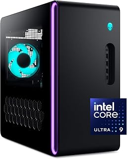 Alienware Aurora ACT1250 Gaming PC: Intel Core Ultra 9 285, RTX 5080 16GB, 32GB DDR5, 1TB SSD, Liquid Cooled, Clear Panel