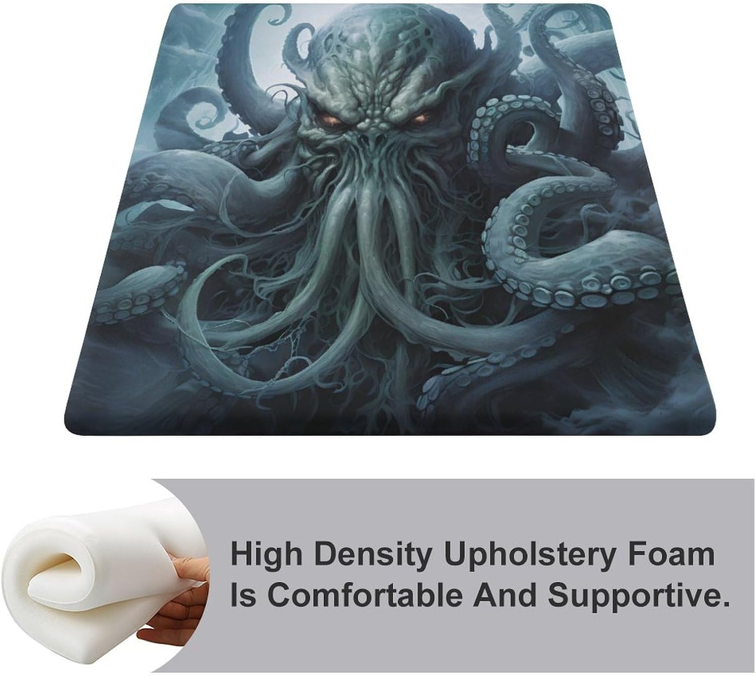 Cthulhus Floor Pillow Meditation Yoga Cushion Square Chair Cushion Pillows Seating for Adults