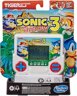Hasbro Gaming Tiger Electronics Sonic the Hedgehog 3 Electronic LCD Video Game, Retro-Inspired Edition, Handheld 1-Player Game, Ages 8 and Up