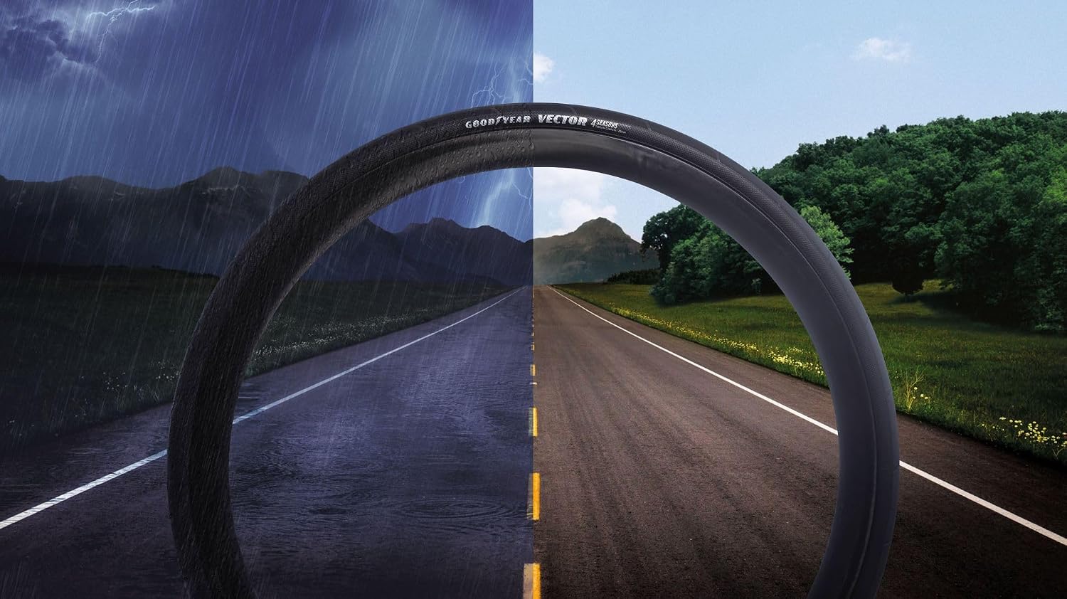 Goodyear Bike - Vector 4Seasons Tube Type - Black - Bicycle Tire